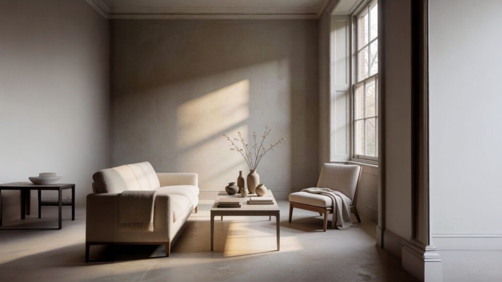 Quiet memoir workspace suggesting the careful selection of stories for a legacy memoir.