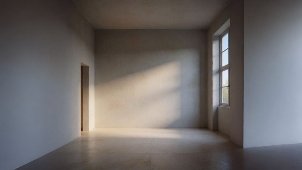Empty sunlit room suggesting the quiet clarity of telling the truth later in life.