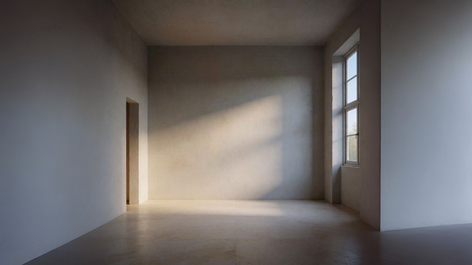 Empty sunlit room suggesting the quiet clarity of telling the truth later in life.